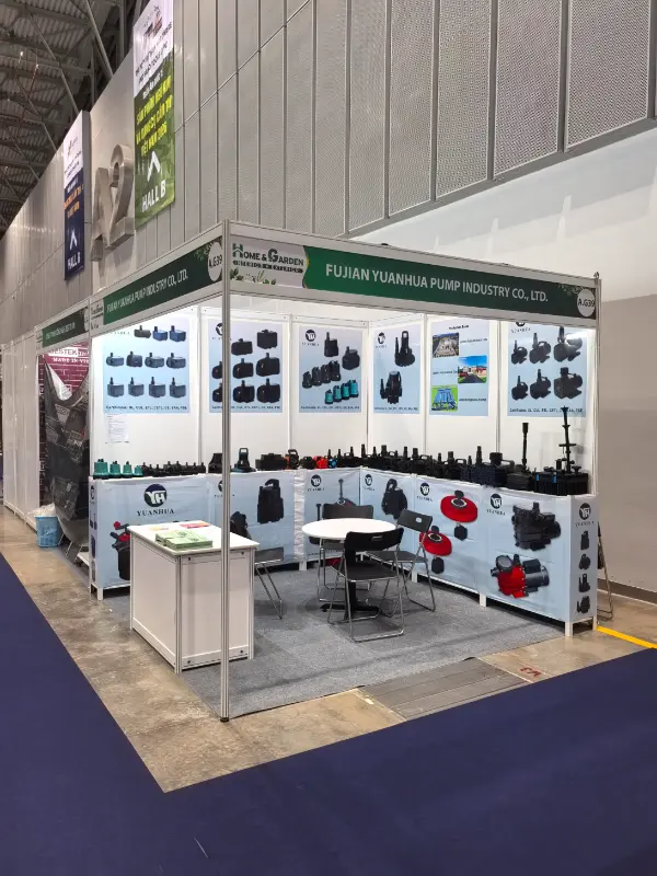 Фујиан Иуанхуа Пумп Индустри Цо., Лтд. изложена у Саигон Екхибитион & Цонвентион Центер - СЕЦЦ